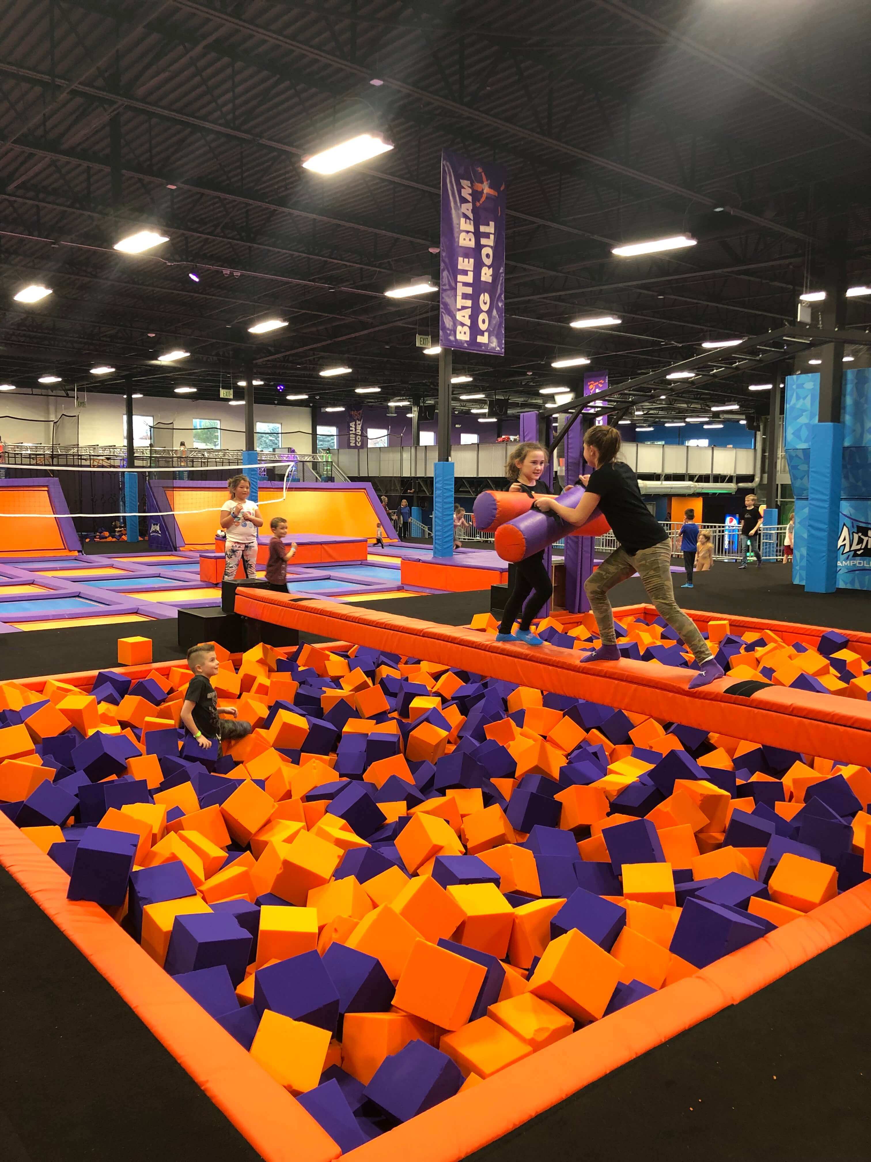 Foam Pit at Altitude Trampoline Park